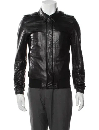 Pre-owned Dior Vintage 2010 Moto Jacket In Black