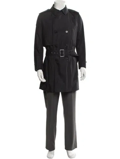Pre-owned Dior Vintage 2010 Trench Coat In Gray