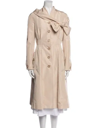Pre-owned Dior Vintage 2010 Trench Coat In Neutral