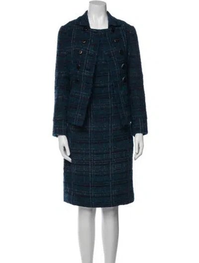 Pre-owned Dior Vintage 2011 Dress Set In Blue