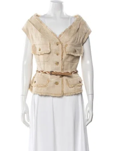 Pre-owned Dior Vintage 2011 Vest In Neutral