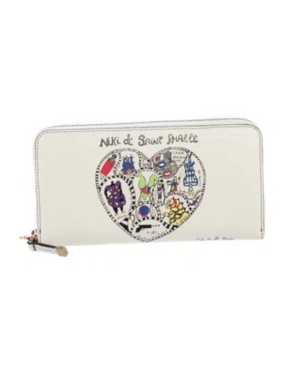 Pre-owned Dior Vintage 2017 Continental Wallet In White