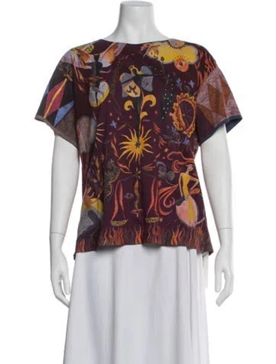 Pre-owned Dior Vintage 2018 T-shirt In Burgundy