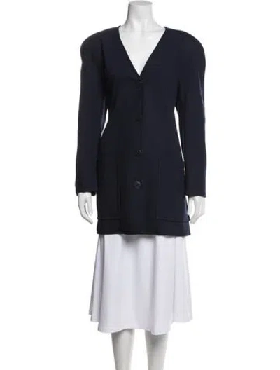 Pre-owned Dior Vintage Blazer In Blue