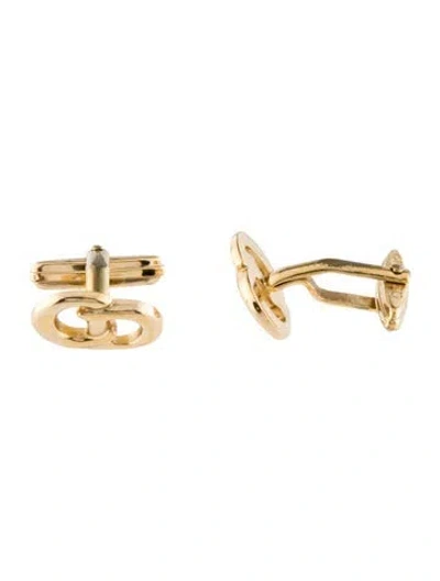 Pre-owned Dior Vintage Cd Cufflinks In Multi