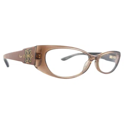 Pre-owned Dior Vintage Christian  Cd 3166 2000's Eyeglasses Office Siren Rx Made In Italy In Brown