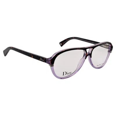 Pre-owned Dior Vintage Christian  Cd 323 Translucent 1990's Eyeglasses Made In Italy In Gray