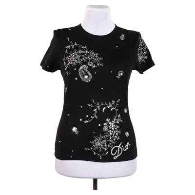 Pre-owned Dior Vintage Christian  Galliano 2004 T-shirt In Black