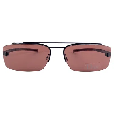 Pre-owned Dior Vintage Christian  Homme 0003/s Half Frame 1990's Austria In Brown