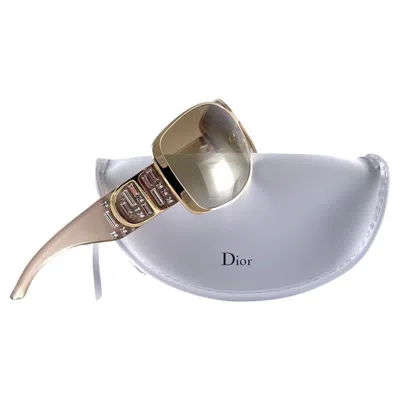 Pre-owned Dior Vintage Christian  Indinight 1 Extra Large Wrap Sunglasses Fall 2000 Y2k In Gray
