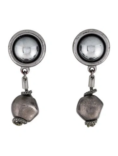 Pre-owned Dior Vintage Clip-on Earrings In Multi