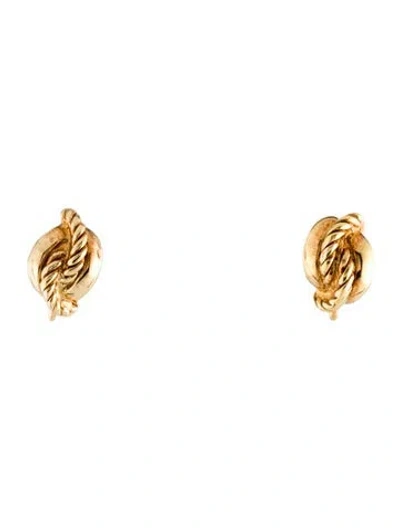 Pre-owned Dior Vintage Clip-on Earrings In Multi