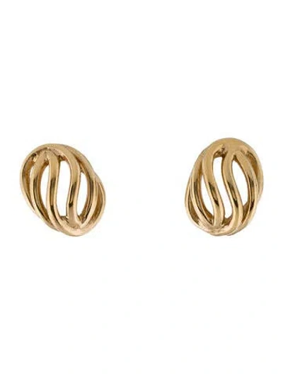 Pre-owned Dior Vintage Clip-on Earrings In Multi