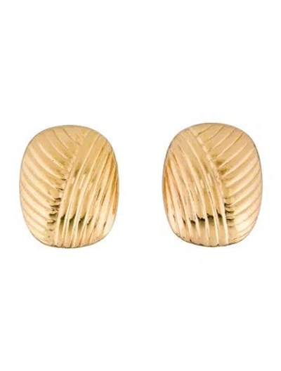 Pre-owned Dior Vintage Clip-on Earrings In Multi
