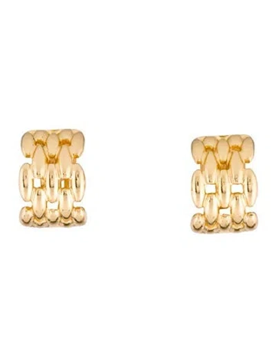 Pre-owned Dior Vintage Clip-on Earrings In Multi