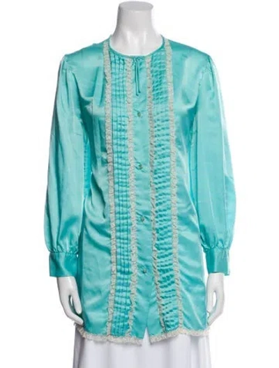 Pre-owned Dior Vintage Crew Neck Tunic In Blue