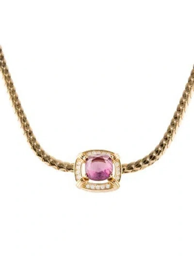 Pre-owned Dior Vintage Crystal Choker Necklace In Multi