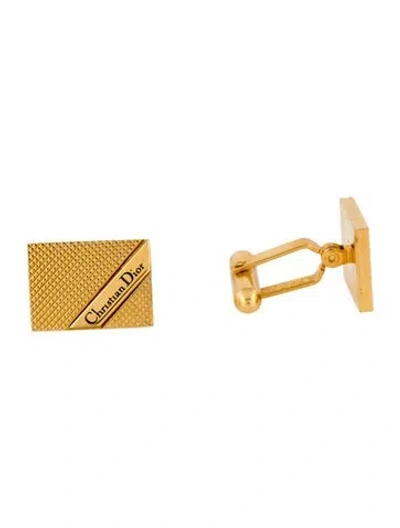 Pre-owned Dior Vintage Cufflinks In Multi