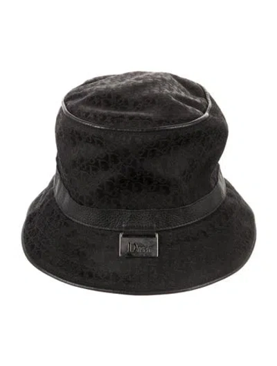 Pre-owned Dior Vintage Issimo Bucket Hat In Black
