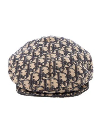 Pre-owned Dior Vintage Issimo Newsboy Hat In Blue