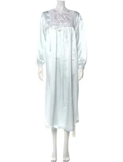 Pre-owned Dior Vintage Embroidered Accent Nightgown In Multi