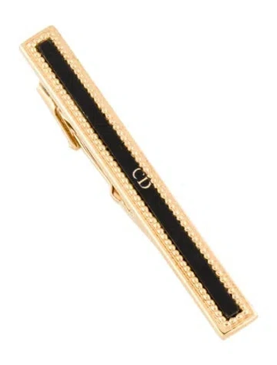 Pre-owned Dior Vintage Enamel Cd Tie Clip In Multicolor