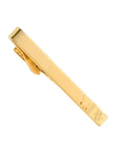 Pre-owned Dior Vintage Enamel Logo Tie Clip In Multi