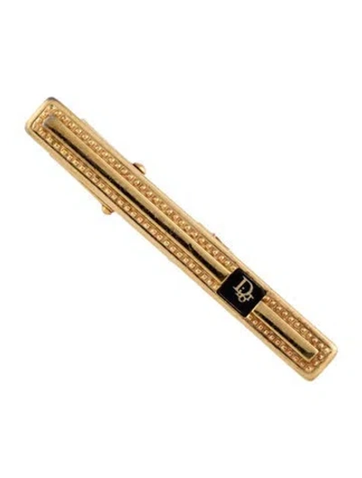Pre-owned Dior Vintage Enamel Tie Clip.