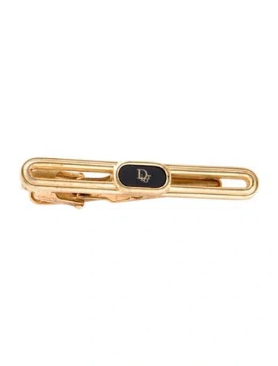 Pre-owned Dior Vintage Enamel Tie Clip In Multi
