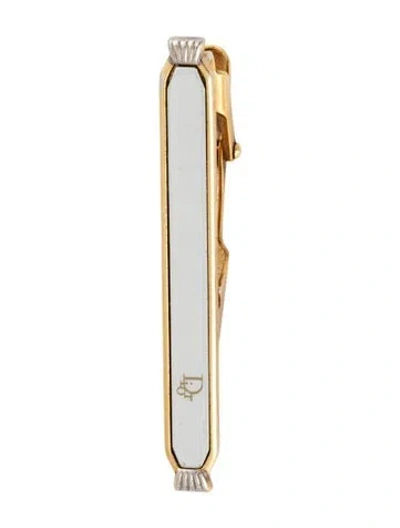 Pre-owned Dior Vintage Enamel Tie Clip In Multi