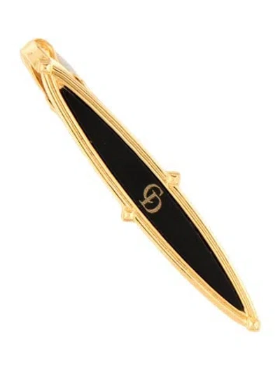 Pre-owned Dior Vintage Enamel Tie Clip In Multicolor