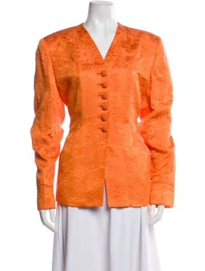 Pre-owned Dior Vintage Evening Jacket In Orange
