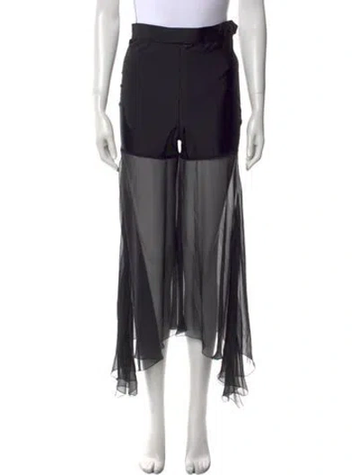 Pre-owned Dior Vintage Flared Pants In Black