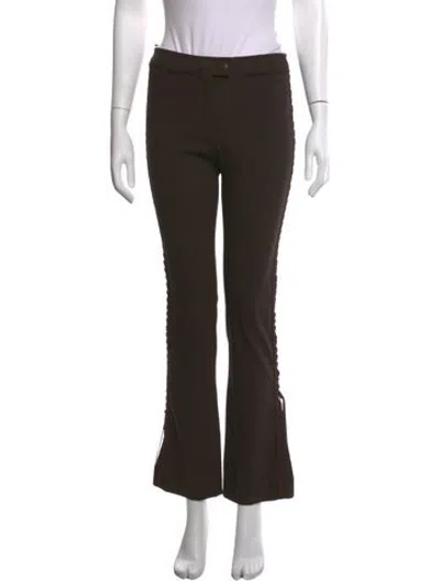Pre-owned Dior Vintage Flared Pants In Brown