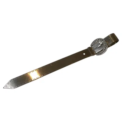 Pre-owned Dior Vintage French Equestrian Letter Opener, Christian , C.1970's In Silver