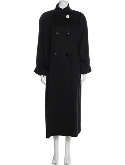Pre-owned Dior Vintage Ing Loro Piana & Italy Coat In Black