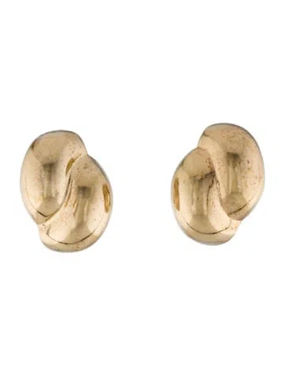 Pre-owned Dior Vintage Interlocking Clip-on Earrings In Multi