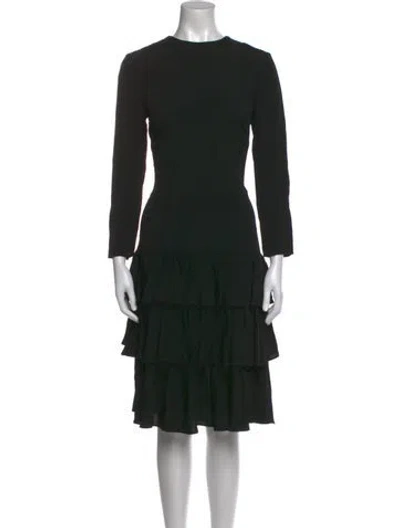 Pre-owned Dior Vintage Knee-length Dress In Black