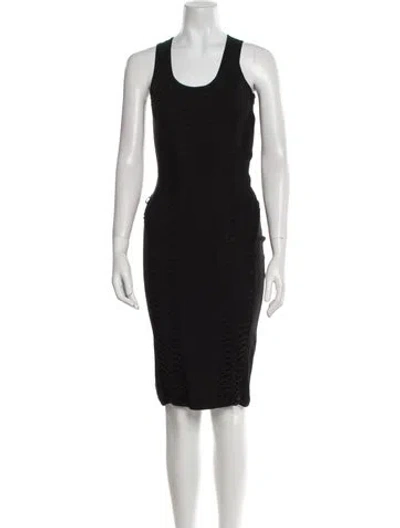 Pre-owned Dior Vintage Knee-length Dress In Black