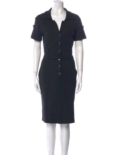Pre-owned Dior Vintage Knee-length Dress In Black