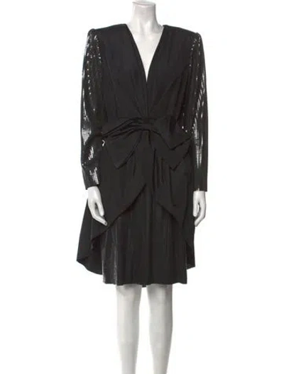 Pre-owned Dior Vintage Knee-length Dress In Black