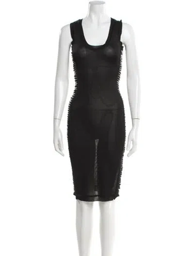 Pre-owned Dior Vintage Knee-length Dress In Black