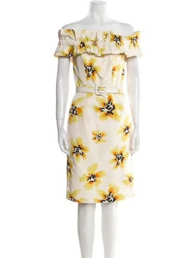 Pre-owned Dior Vintage Knee-length Dress In Neutral