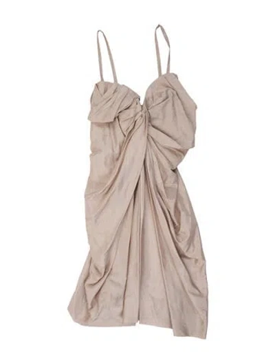 Pre-owned Dior Vintage Knee-length Dress In Neutral