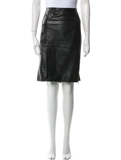 Pre-owned Dior Vintage Knee-length Skirt In Black