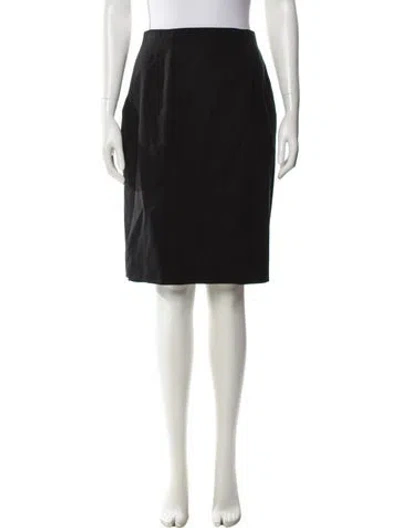 Pre-owned Dior Vintage Knee-length Skirt In Black