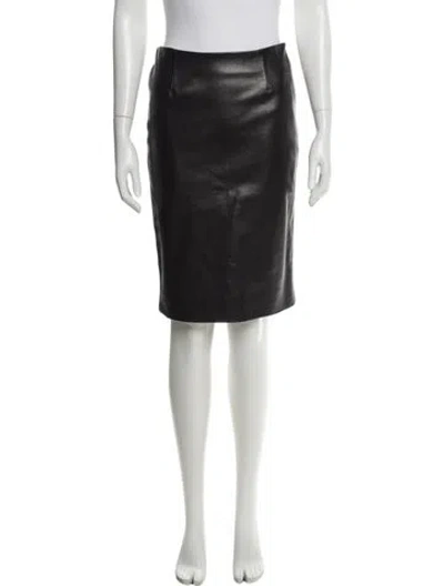 Pre-owned Dior Vintage Knee-length Skirt In Black