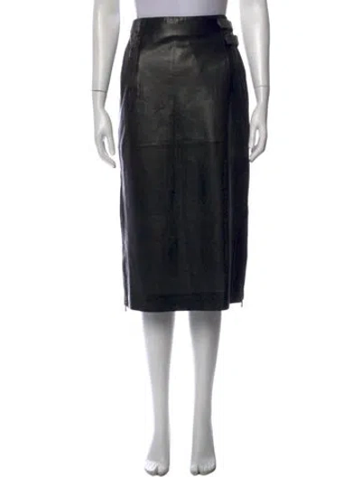 Pre-owned Dior Vintage Knee-length Skirt In Black