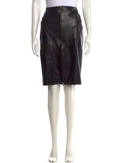 Pre-owned Dior Vintage Knee-length Skirt In Black
