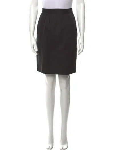 Pre-owned Dior Vintage Knee-length Skirt In Black